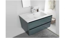 Meuble Pro 80 cm 2 tir gris clair