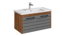 Meuble Aristo ouvrant 80cm amalfi/antracite