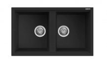 EVIER INFINITY MOON 86*50 NOIR
