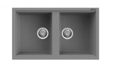 EVIER INFINITY MOON 86*50 GRIS
