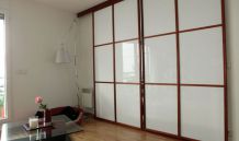 Système acier acajou rouge