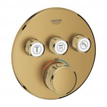 Façade thermostatique Grotherm Smart 29121GN0 doré