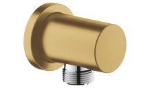 Raccord de douche mural 27057GN0 dorée brossé