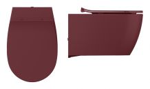 Cuvette suspendue Sentimenti rouge bord