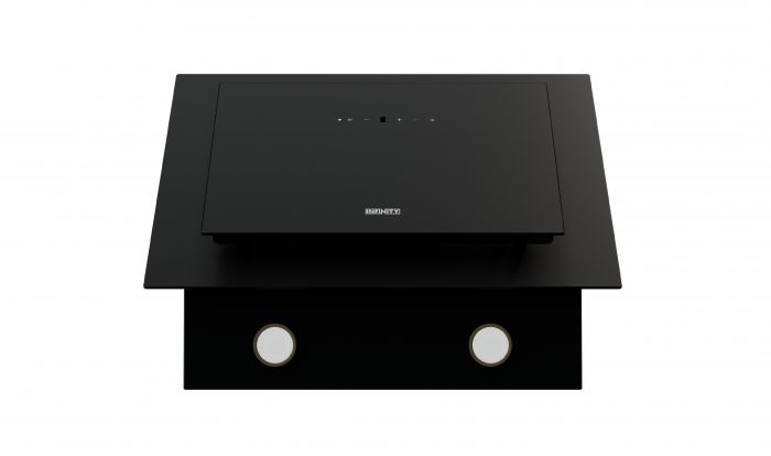 Hotte décorative murale 60CM NOIR 3V 230W INFINITY