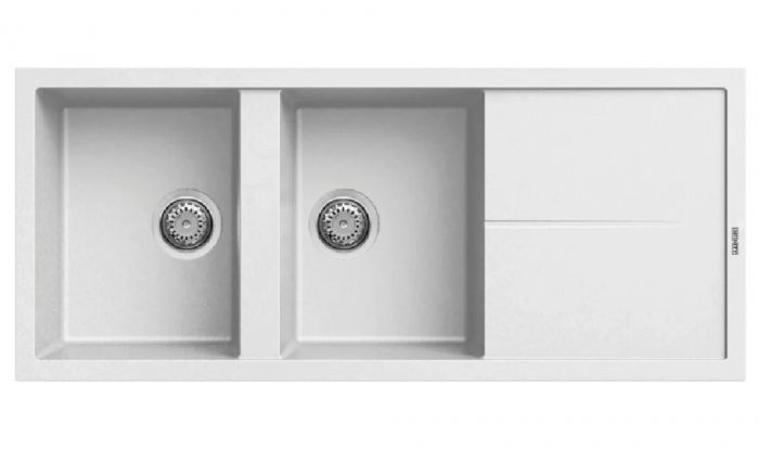 EVIER INFINITY EGO 116*50 BLANC
