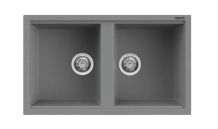 EVIER INFINITY MOON 86*50 GRIS
