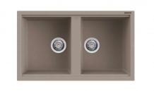 EVIER INFINITY MOON 86*50 GREIGE
