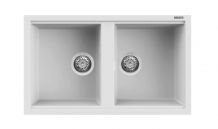 EVIER INFINITY MOON 86*50 BLANC
